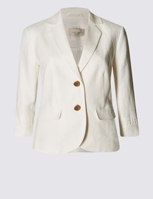 Pure Linen 2 Button Jacket